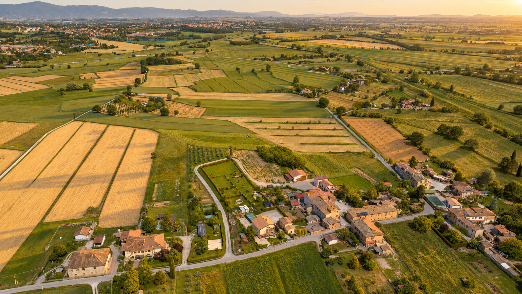 Itinerario nella campagna toscana vicino a Sinalunga